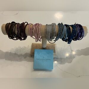 Touchstone Crystal Wrap Bracelet Collection